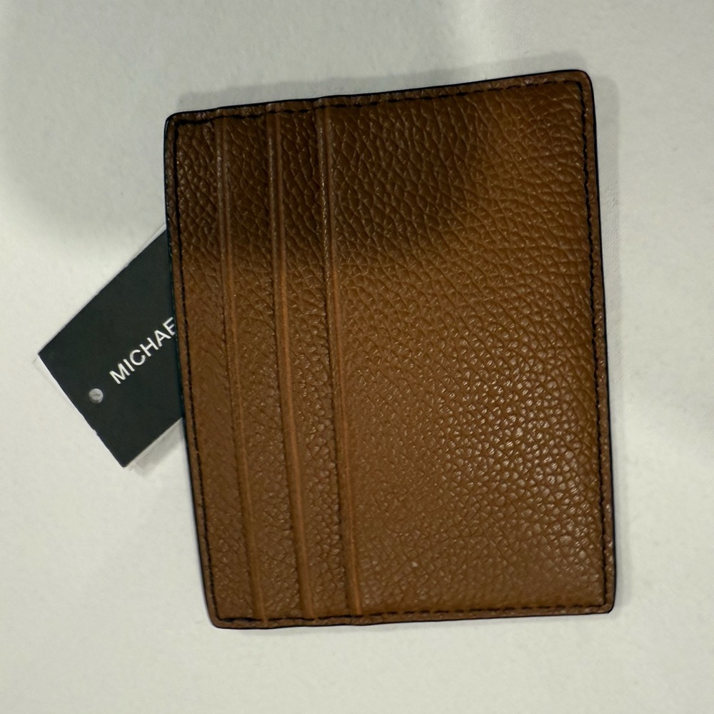 Michael Kors Tan Leather Card Holder